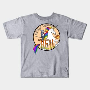 Space Unicorns From Hell Kids T-Shirt